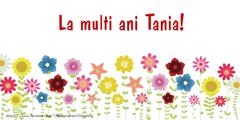 Felicitari de la multi ani - Confetti | La multi ani Tania!