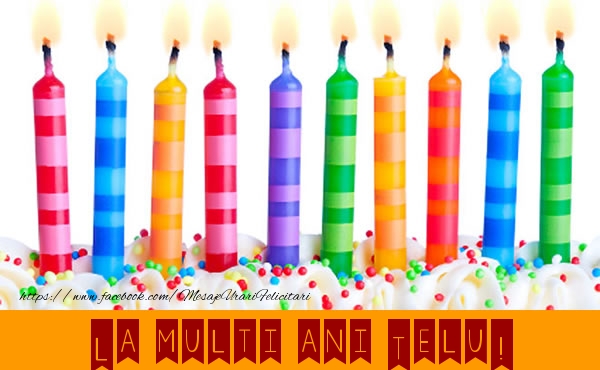 Felicitari de la multi ani - Lumanari | La multi ani Telu!
