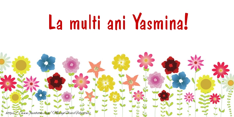 Felicitari de la multi ani - Confetti | La multi ani Yasmina!