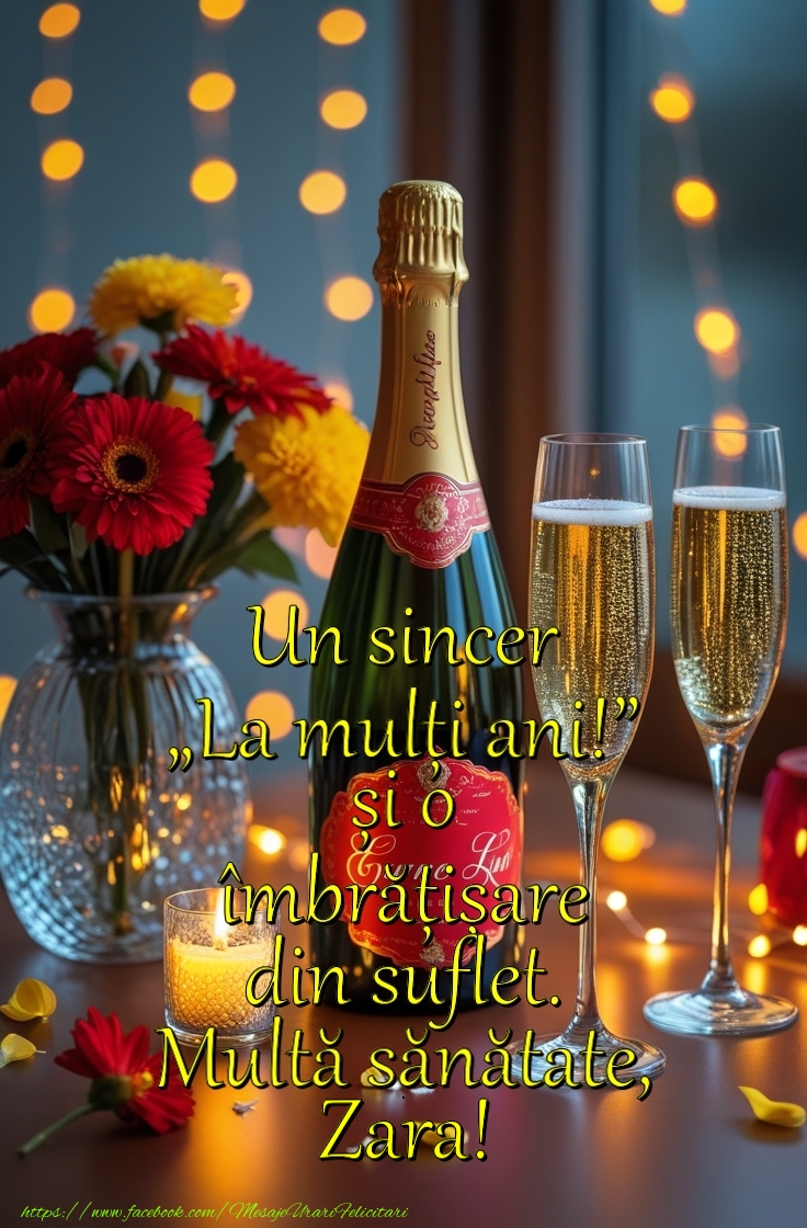 Felicitari de la multi ani - Un sincer La mulți ani! și o  îmbrățișare  din suflet.