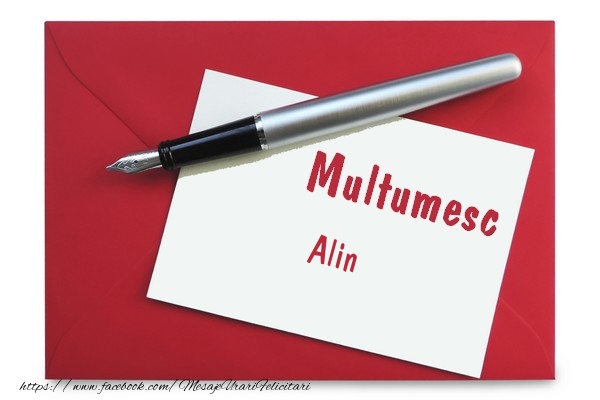 Felicitari de multumire - Mesaje | Multumesc Alin!