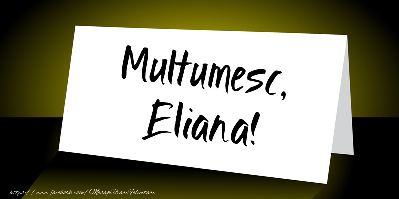 Felicitari de multumire - Mesaje | Multumesc, Eliana!