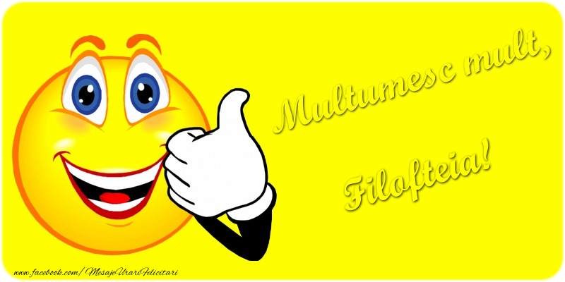 Felicitari de multumire - Emoticoane | Multumesc mult.Filofteia