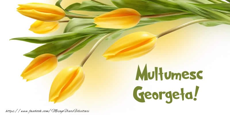 Felicitari de multumire - Multumesc Georgeta!