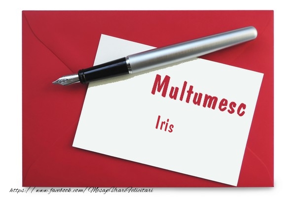 Felicitari de multumire - Mesaje | Multumesc Iris!