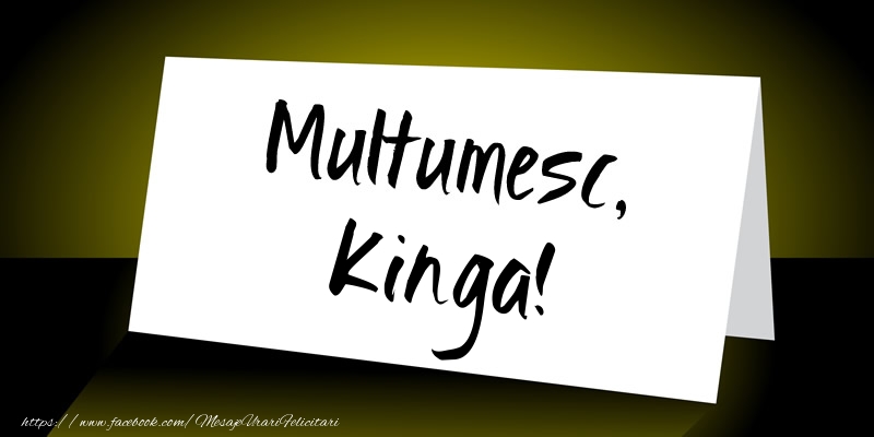 Felicitari de multumire - Multumesc, Kinga!