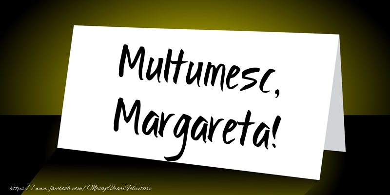 Felicitari de multumire - Mesaje | Multumesc, Margareta!