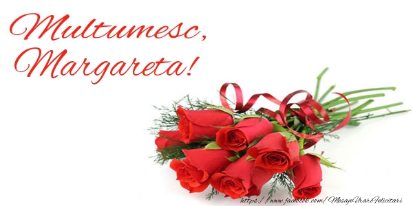 Felicitari de multumire - Trandafiri | Multumesc, Margareta!