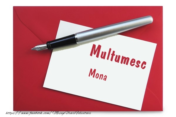 Felicitari de multumire - Mesaje | Multumesc Mona!