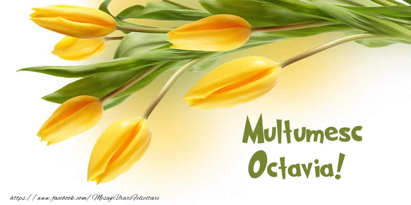 Felicitari de multumire - Multumesc Octavia!