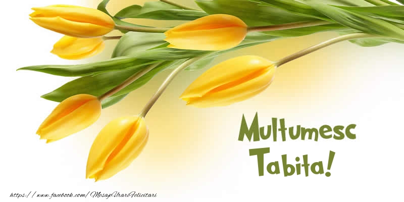 Felicitari de multumire - Multumesc Tabita!