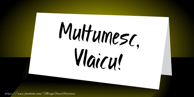 Felicitari de multumire - Mesaje | Multumesc, Vlaicu!