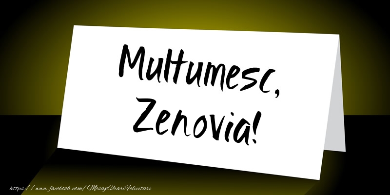 Felicitari de multumire - Mesaje | Multumesc, Zenovia!