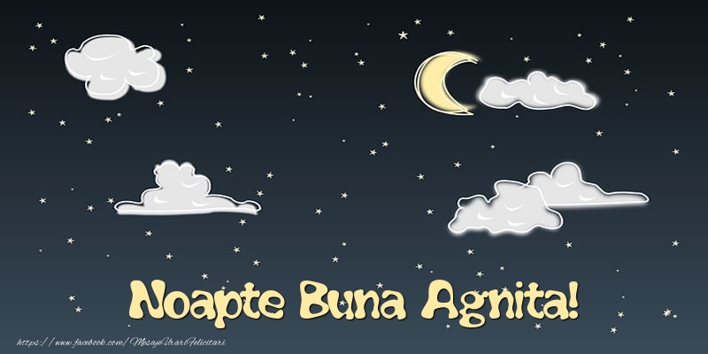 Felicitari de noapte buna - Luna & Stele | Noapte Buna Agnita!