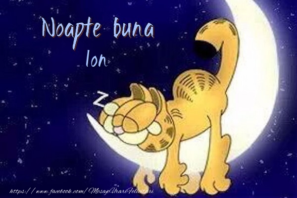 Felicitari de noapte buna - Luna & Animație | Noapte buna Ion