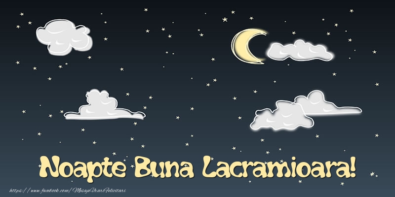 Felicitari de noapte buna - Luna & Stele | Noapte Buna Lacramioara!