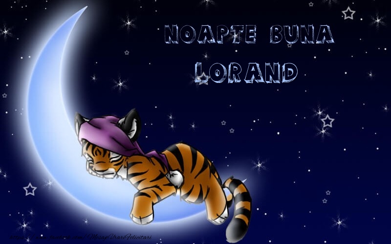 Felicitari de noapte buna - Luna & Stele & Animație | Noapte buna Lorand