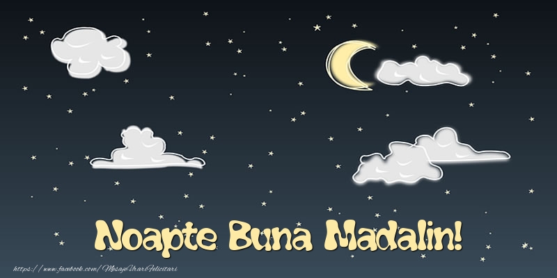 Felicitari de noapte buna - Luna & Stele | Noapte Buna Madalin!
