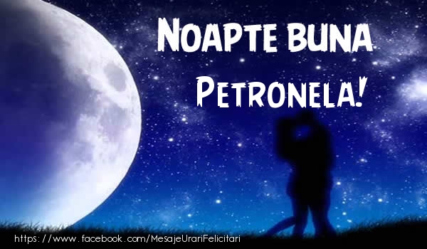 Felicitari de noapte buna - Luna & Stele | Noapte buna Petronela!