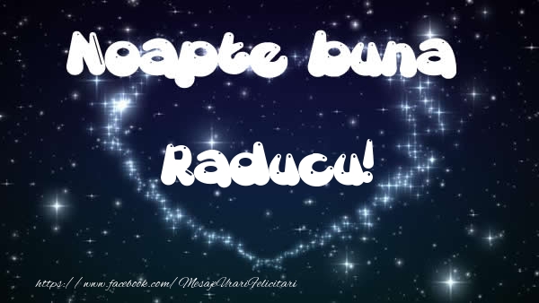 Felicitari de noapte buna - Noapte buna Raducu!