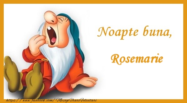 Felicitari de noapte buna - Noapte buna Rosemarie