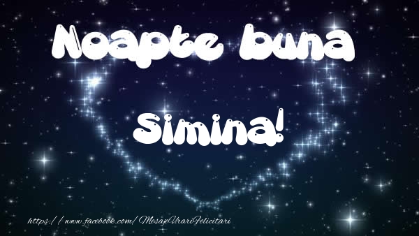 Felicitari de noapte buna - Noapte buna Simina!