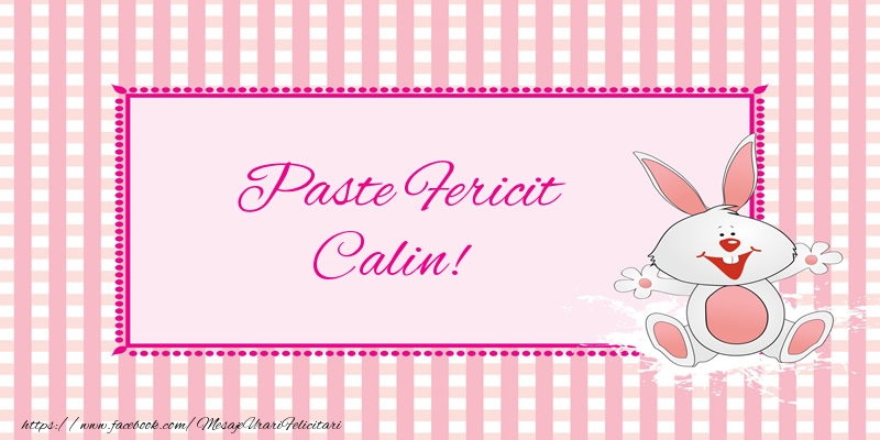  Felicitari de Paste - Iepuras | Paste Fericit Calin!