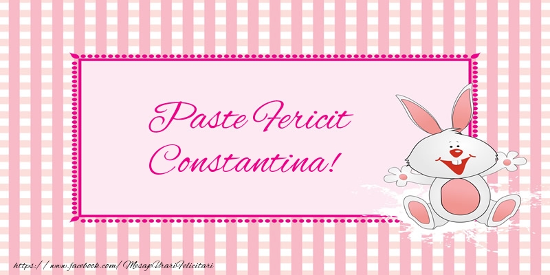 Felicitari de Paste - Paste Fericit Constantina!