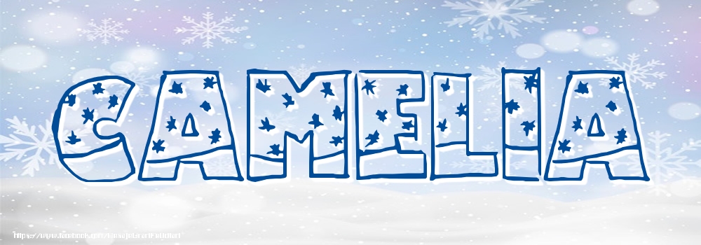 Felicitari cu numele tau - Imagine cu numele Camelia - Iarna