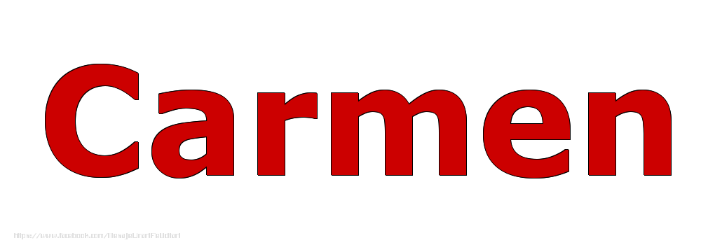 Felicitari cu numele tau - Poza cu numele Carmen - Rosu