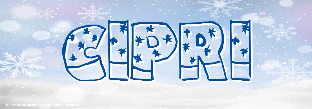 Felicitari cu numele tau - Imagine cu numele Cipri - Iarna