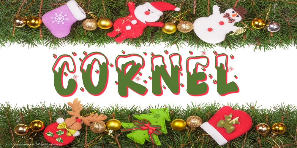 Felicitari cu numele tau - Poza cu numele Cornel de Craciun