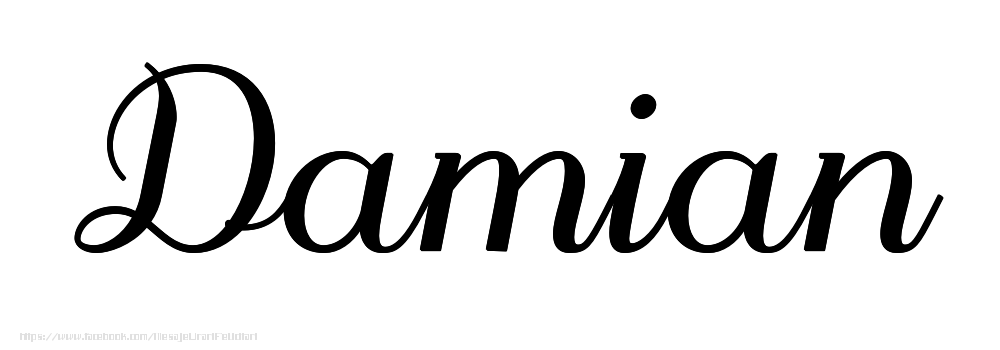 Felicitari cu numele tau - Imagine cu numele Damian - Scris de mână