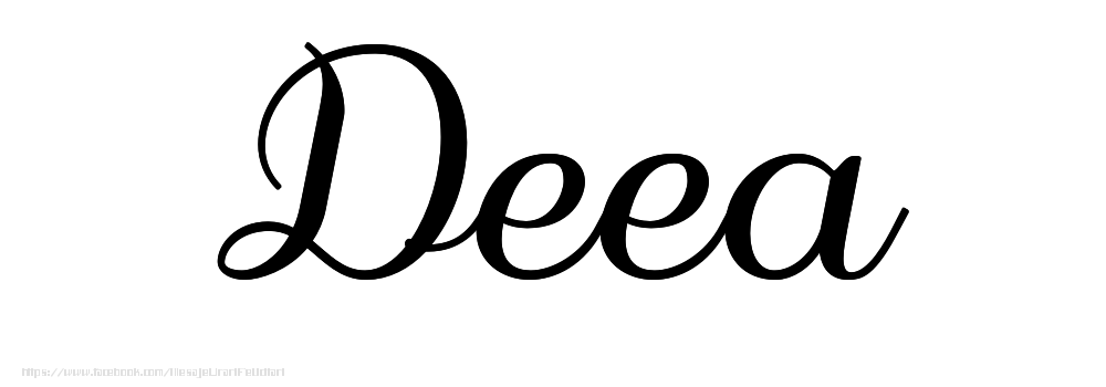 Felicitari cu numele tau - Imagine cu numele Deea - Scris de mână