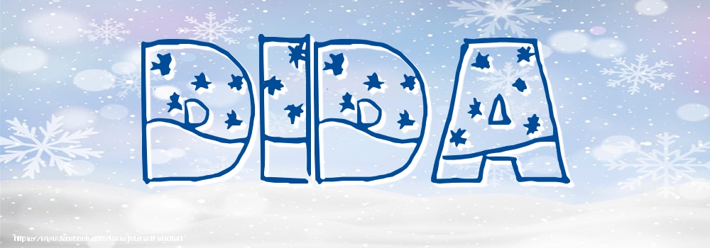 Felicitari cu numele tau - Imagine cu numele Dida - Iarna