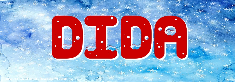 Felicitari cu numele tau - Poza cu numele Dida - Iarna