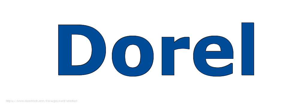 Felicitari cu numele tau - Poza cu numele Dorel - Albastru