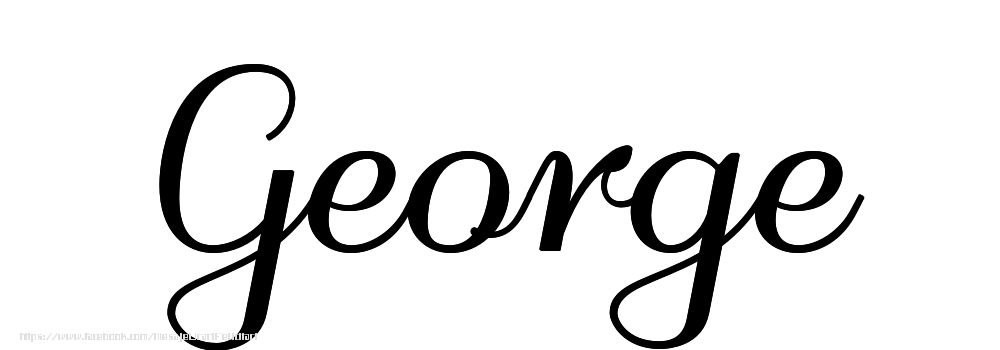 Felicitari cu numele tau - Imagine cu numele George - Scris de mână
