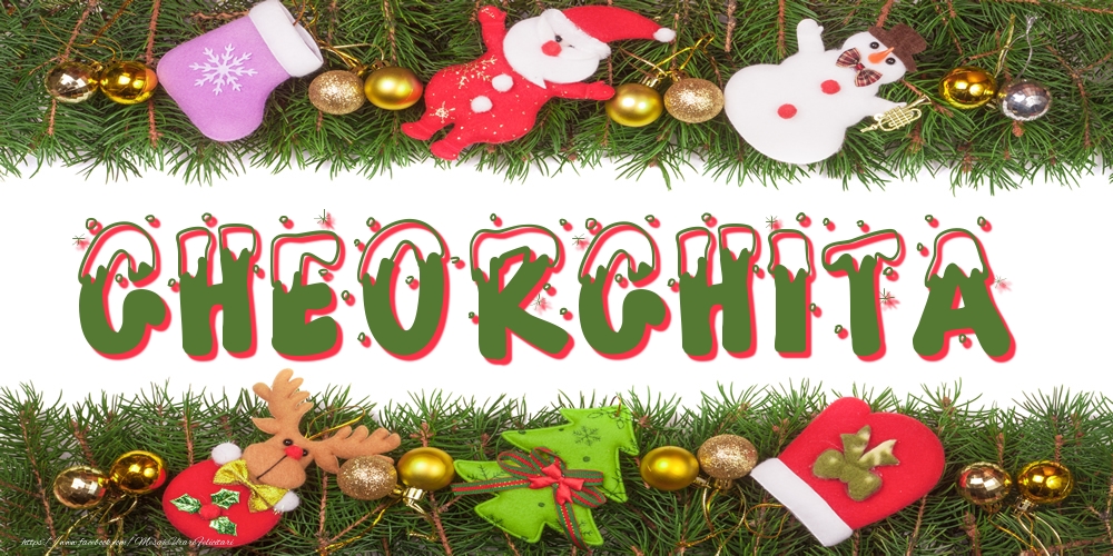 Felicitari cu numele tau - Poza cu numele Gheorghita de Craciun