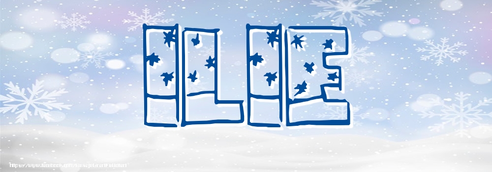 Felicitari cu numele tau - Imagine cu numele Ilie - Iarna