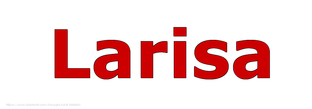 Felicitari cu numele tau - Poza cu numele Larisa - Rosu
