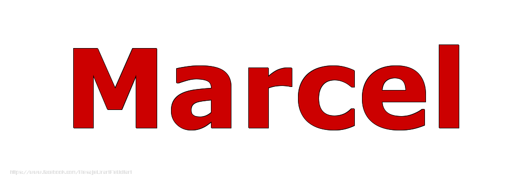 Felicitari cu numele tau - Poza cu numele Marcel - Rosu
