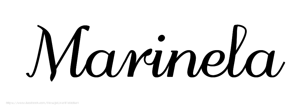 Felicitari cu numele tau - Imagine cu numele Marinela - Scris de mână