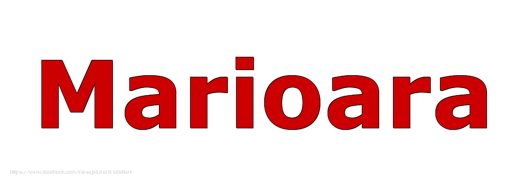 Felicitari cu numele tau - Poza cu numele Marioara - Rosu