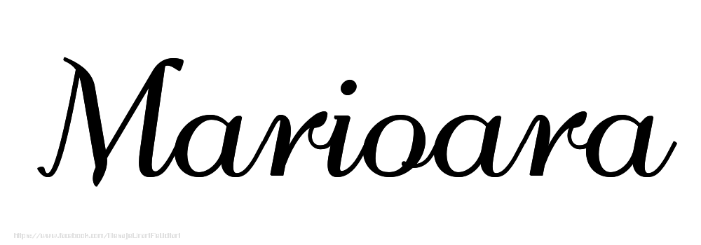 Felicitari cu numele tau - Imagine cu numele Marioara - Scris de mână