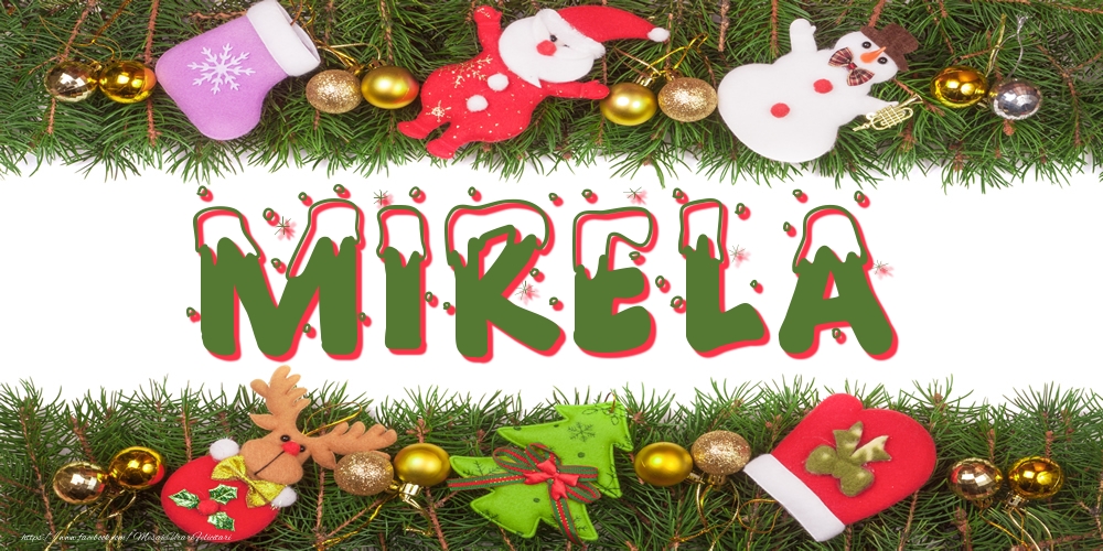 Felicitari cu numele tau - Poza cu numele Mirela de Craciun