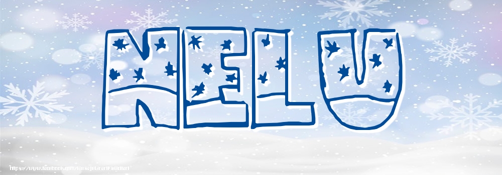 Felicitari cu numele tau - Imagine cu numele Nelu - Iarna