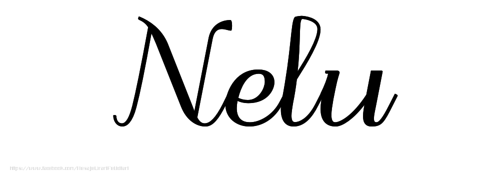 Felicitari cu numele tau - Imagine cu numele Nelu - Scris de mână