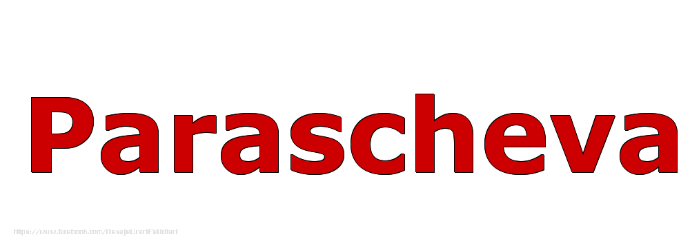 Felicitari cu numele tau - Poza cu numele Parascheva - Rosu