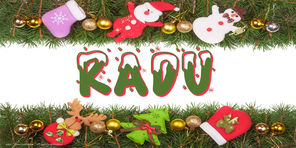Felicitari cu numele tau - Poza cu numele Radu de Craciun